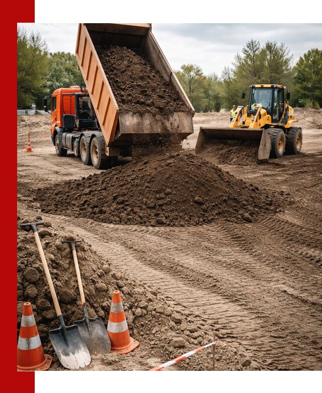 Поставка и доставка планировочного грунта в Балтийске