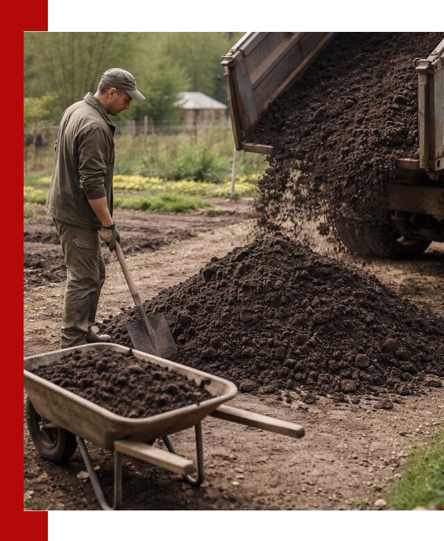Доставка качественной земли для огорода в Балтийске