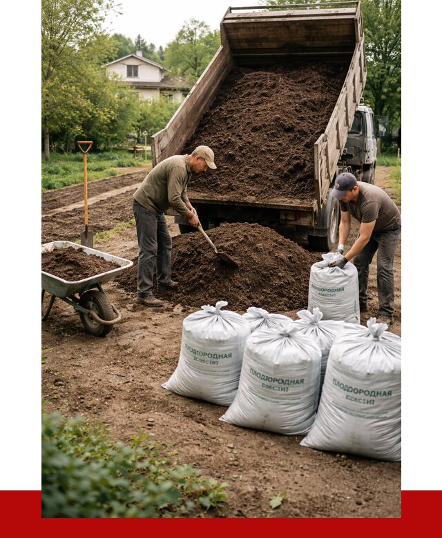 Плодородная смесь в Балтийске от 4282 р./куб с доставкой | ПРОНЕРУДБлт