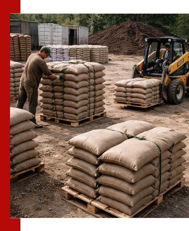 Доставка торфа в мешках по выгодным ценам в Балтийске