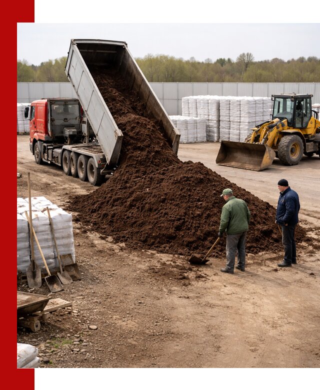 Доставка торфяных смесей оптом и в розницу в Балтийске