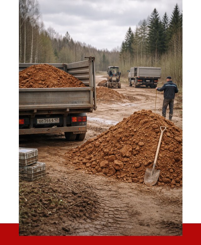 Глина и суглинки в Балтийске от 4588 р. за куб | ПРОНЕРУДБлт