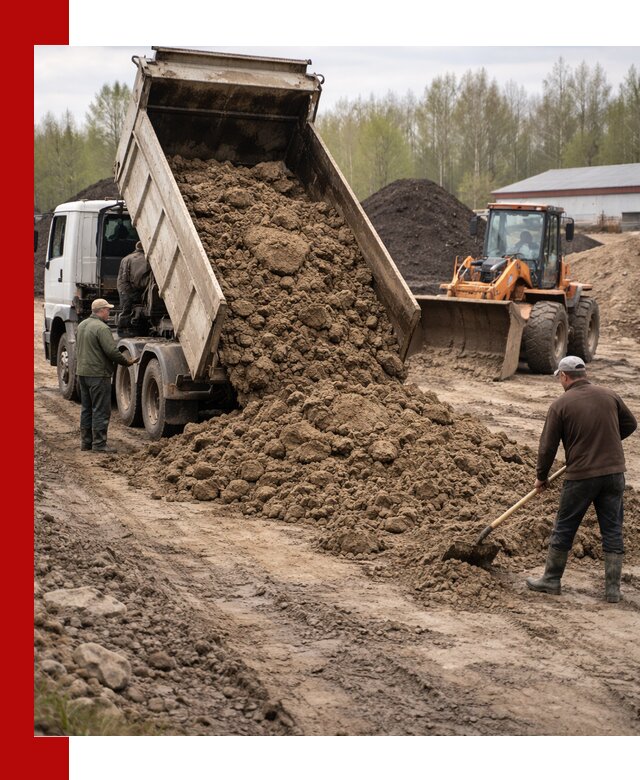 Доставка глин и суглинков в Балтийске оптом и вкрай