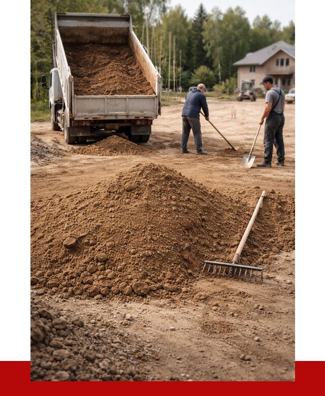 Суглинок для планировки в Балтийске с доставкой от 4282 р. | ПРОНЕРУДБлт