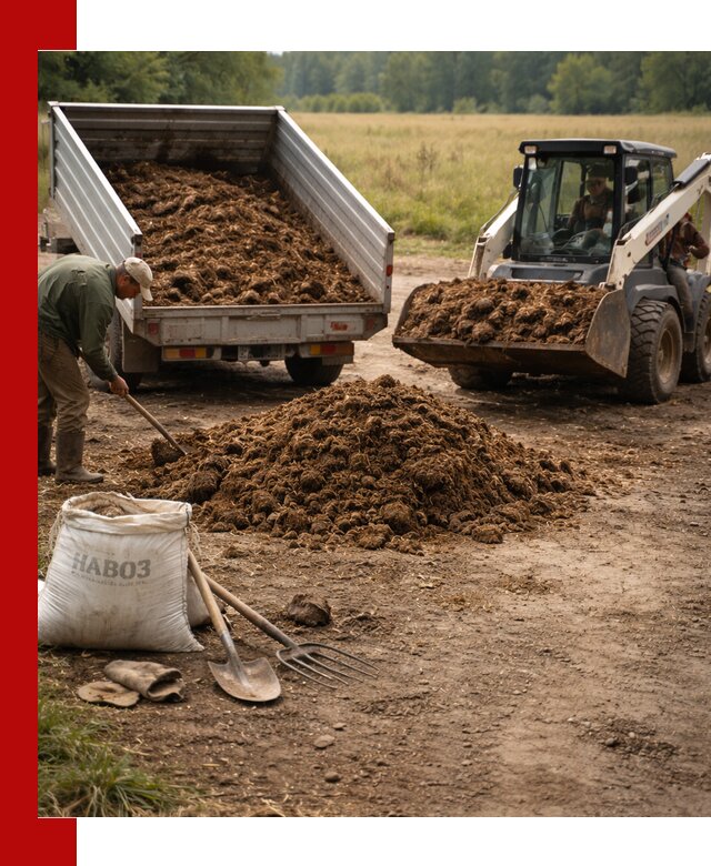 Доставка конского навоза в Балтийске с разгрузкой и доставкой на объект