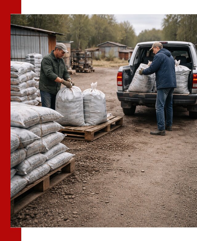 Купить конский навоз в мешках с доставкой в Балтийске