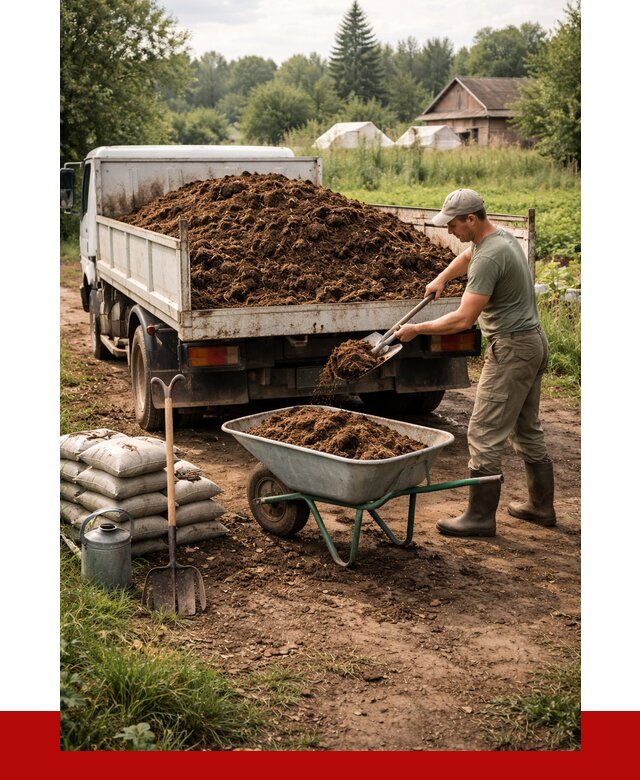 Купить коровий навоз с доставкой в Балтийске от 1835 р. | ПРОНЕРУДБлт