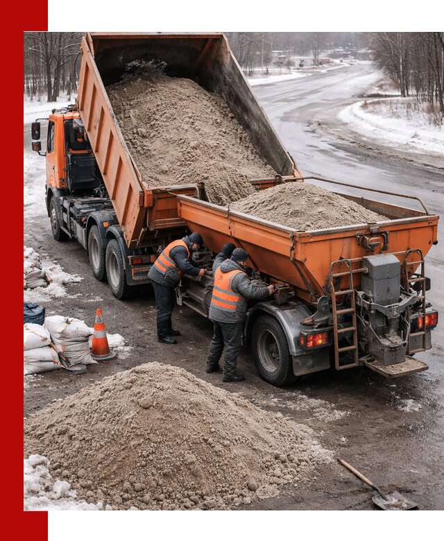 Поставка и вывоз пескосоля в Балтийске оптом и в розницу
