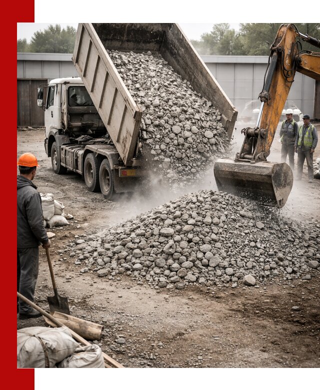 Доставка дробленого бетона в Балтийске оптом и в розницу