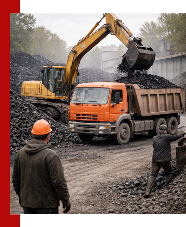 Доставка угля автотранспортом в Балтийске быстро и выгодно