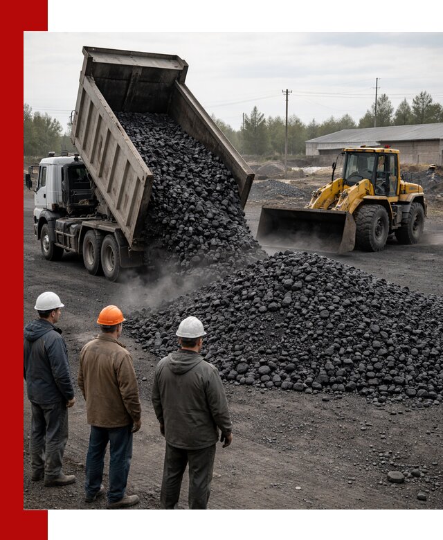 Доставка угля антрацита в Балтийске с самосвалами и погрузкой