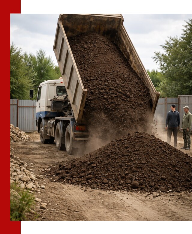 Доставка самосвалом 10 кубов в Балтийске быстро и надёжно