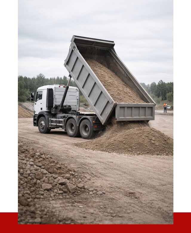 Доставка самосвалом 15 кубов в Балтийске от 6627 руб. | ПРОНЕРУДБлт
