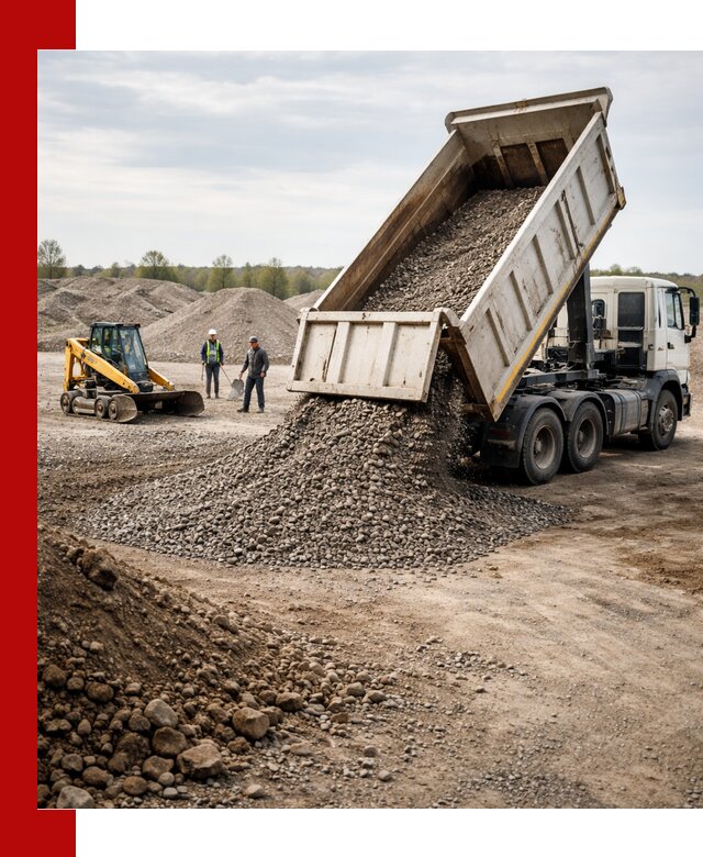 Доставка самосвалом 25 м³ в Балтийске быстро и надежно