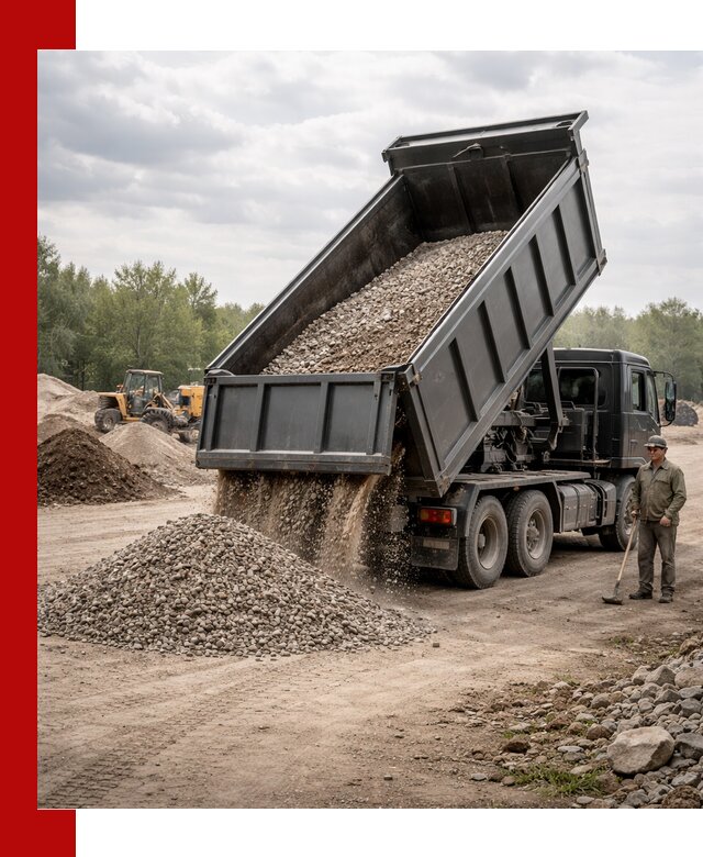 Доставка самосвалом 30 м3 по выгодным ценам в Балтийске