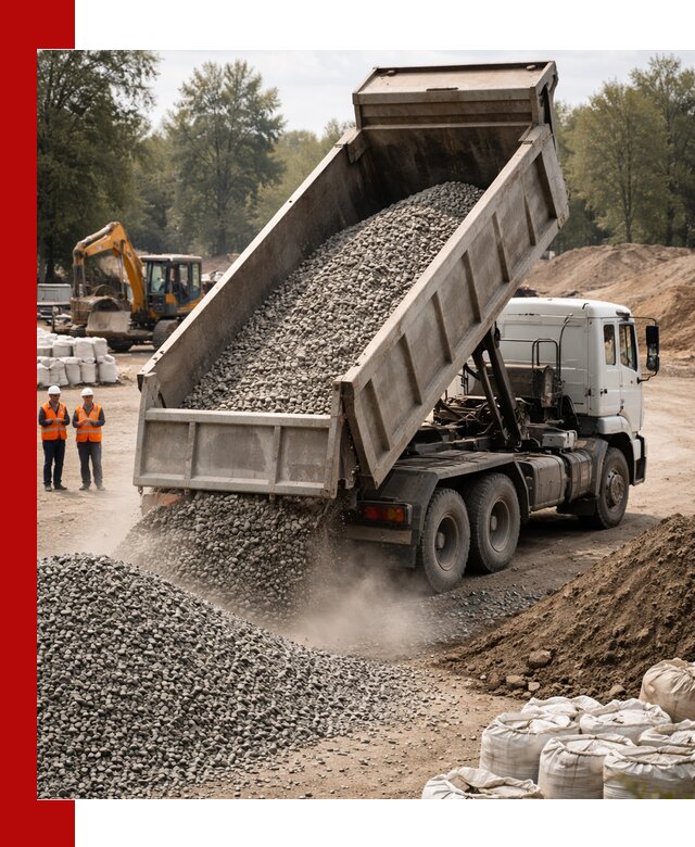 Аренда самосвала в Балтийске для доставки сыпучих и нерудных материалов