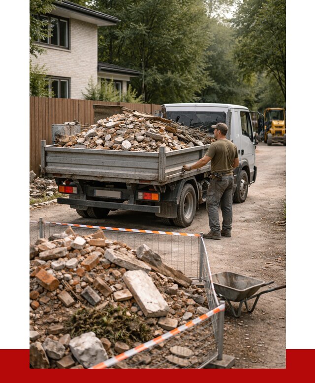 Вывоз строительного мусора с погрузкой в Балтийске от 7646 р | ПРОНЕРУДБлт