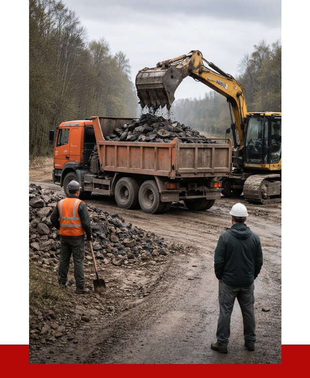 Вывоз асфальта в Балтийске от 4588 р. самосвалом ПРОНЕРУДБлт