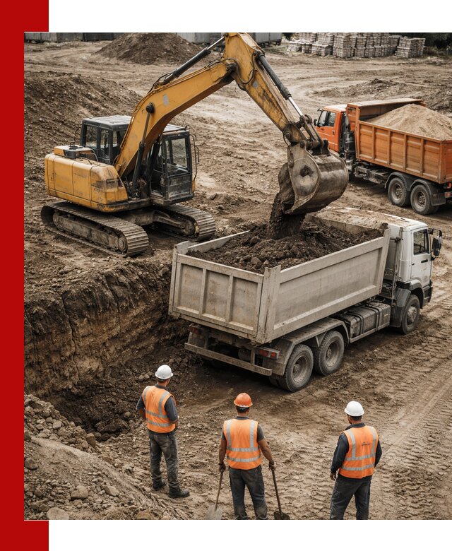 Разработка грунта для строительства и благоустройства в Балтийске