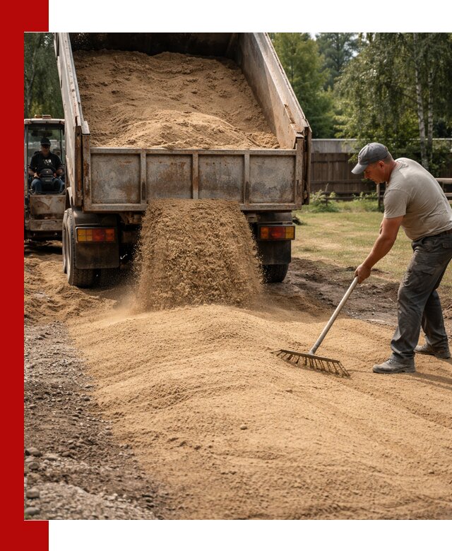 Отсыпка участка песком в Балтийске быстро и качественно