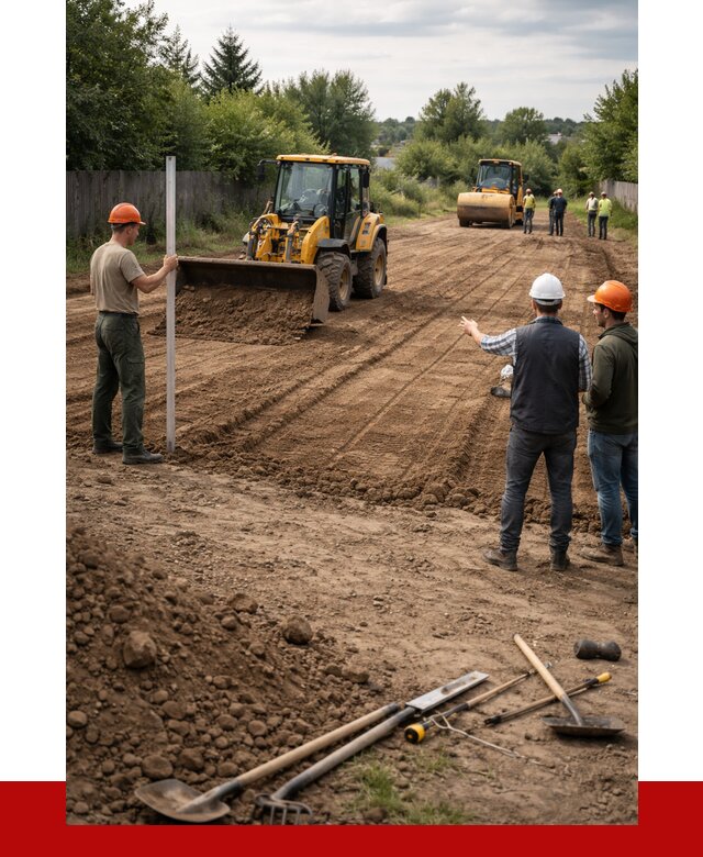 Планировка участка грунтом в Балтийске от 4588 р ПРОНЕРУДБлт